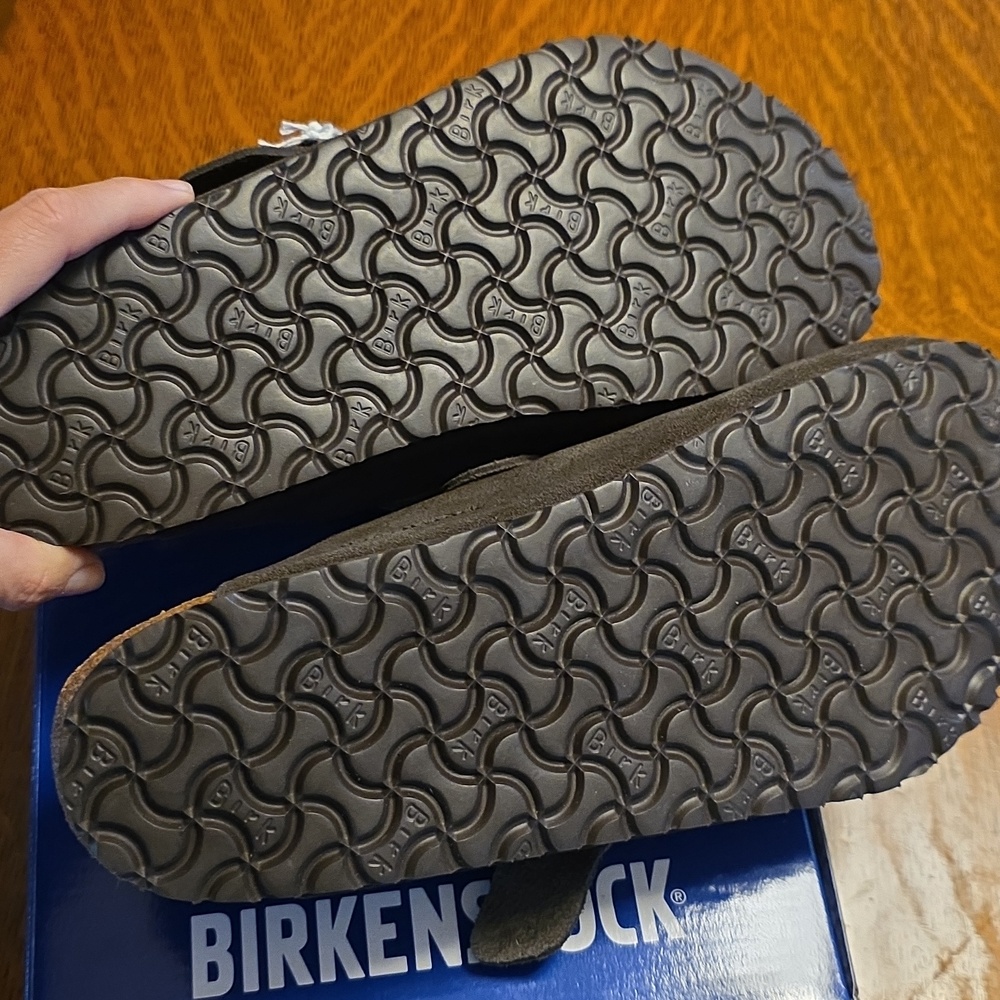Birkenstock Boston Clogs, Brown Suede, Size 42 Regular Fit/Normal Width - Picture 8 of 9